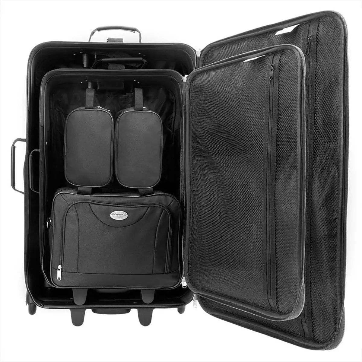5-Piece Travel Luggage Set – Trolley Suitcases, - Image 4