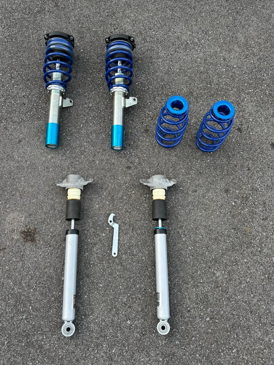 JOM Blueline Coilovers + Brand New Top Mounts - Image 1