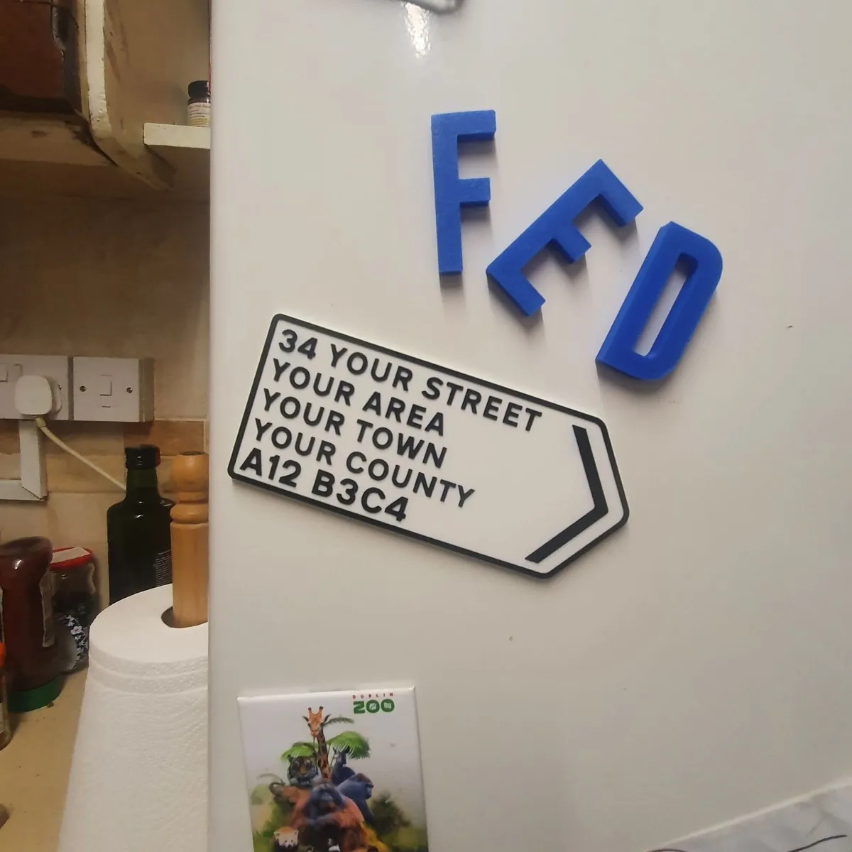 Custom Eircode Magnet - Image 2