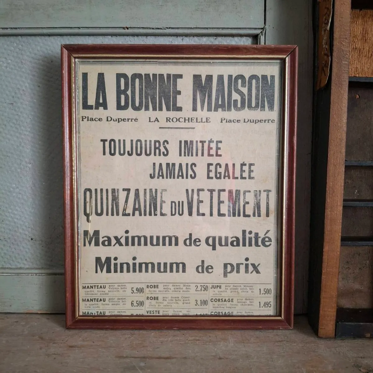 Original 1908 French Advertising - Image 2