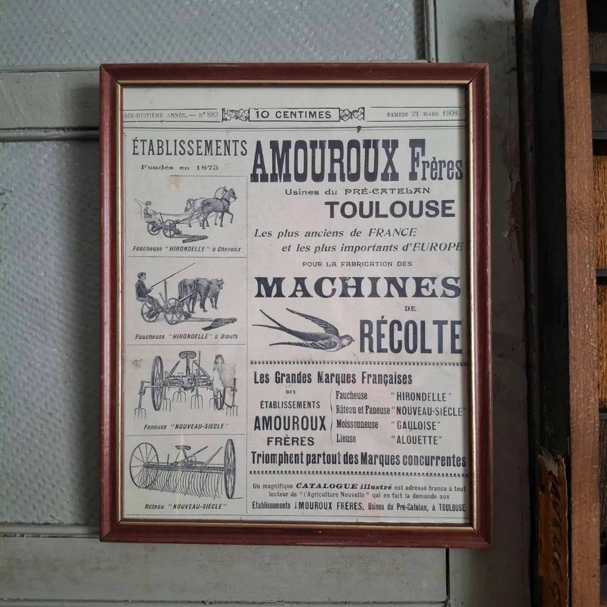 Original 1908 French Advertising - Image 3