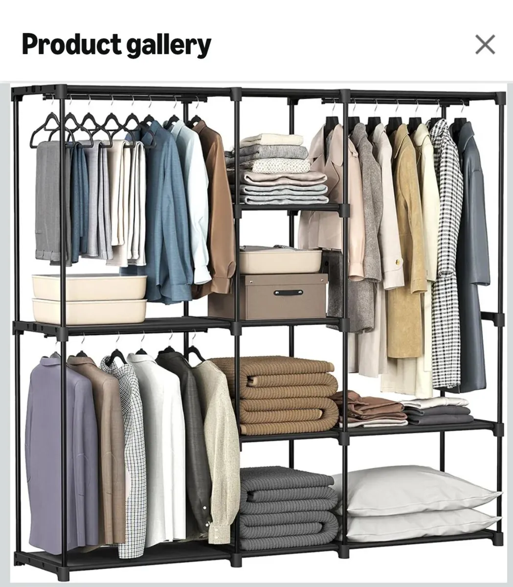 Portable Wardrobe / Clothes Rack - Image 1