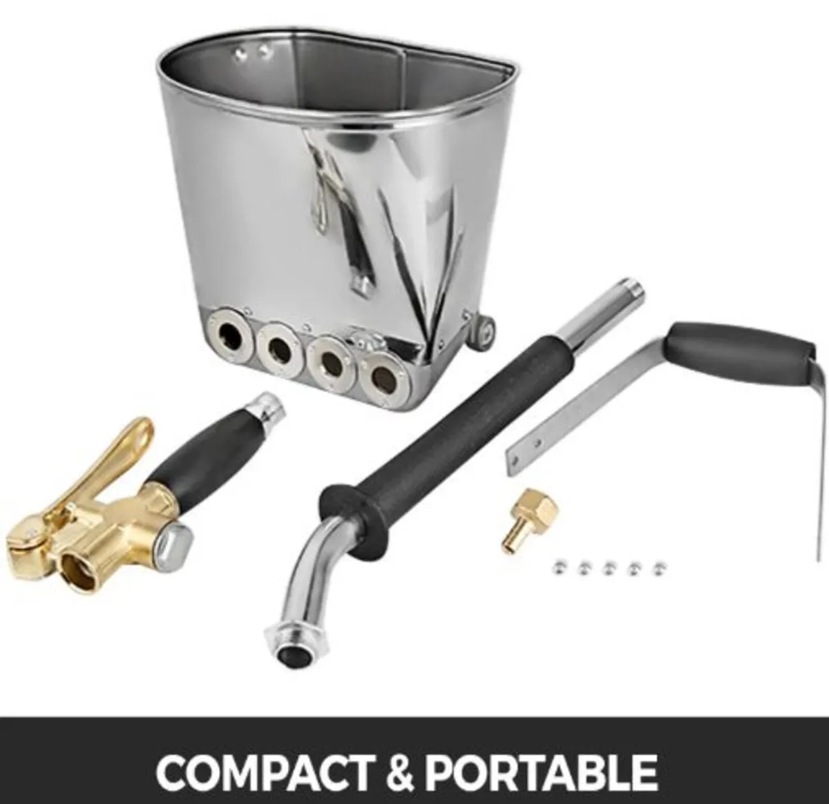4 Jet Cement Mortar Spray Gun, Stucco Sprayer 4 - Image 2