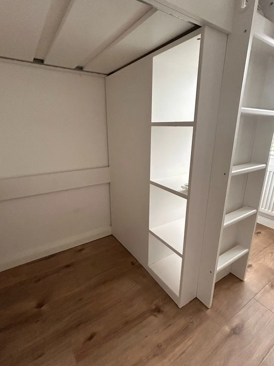 IKEA high bed with Desk - Image 4