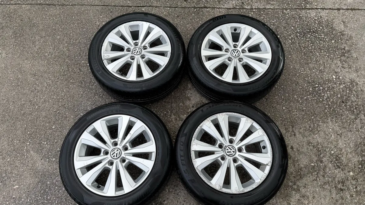 Genuine VW alloys 16 inch - Image 1