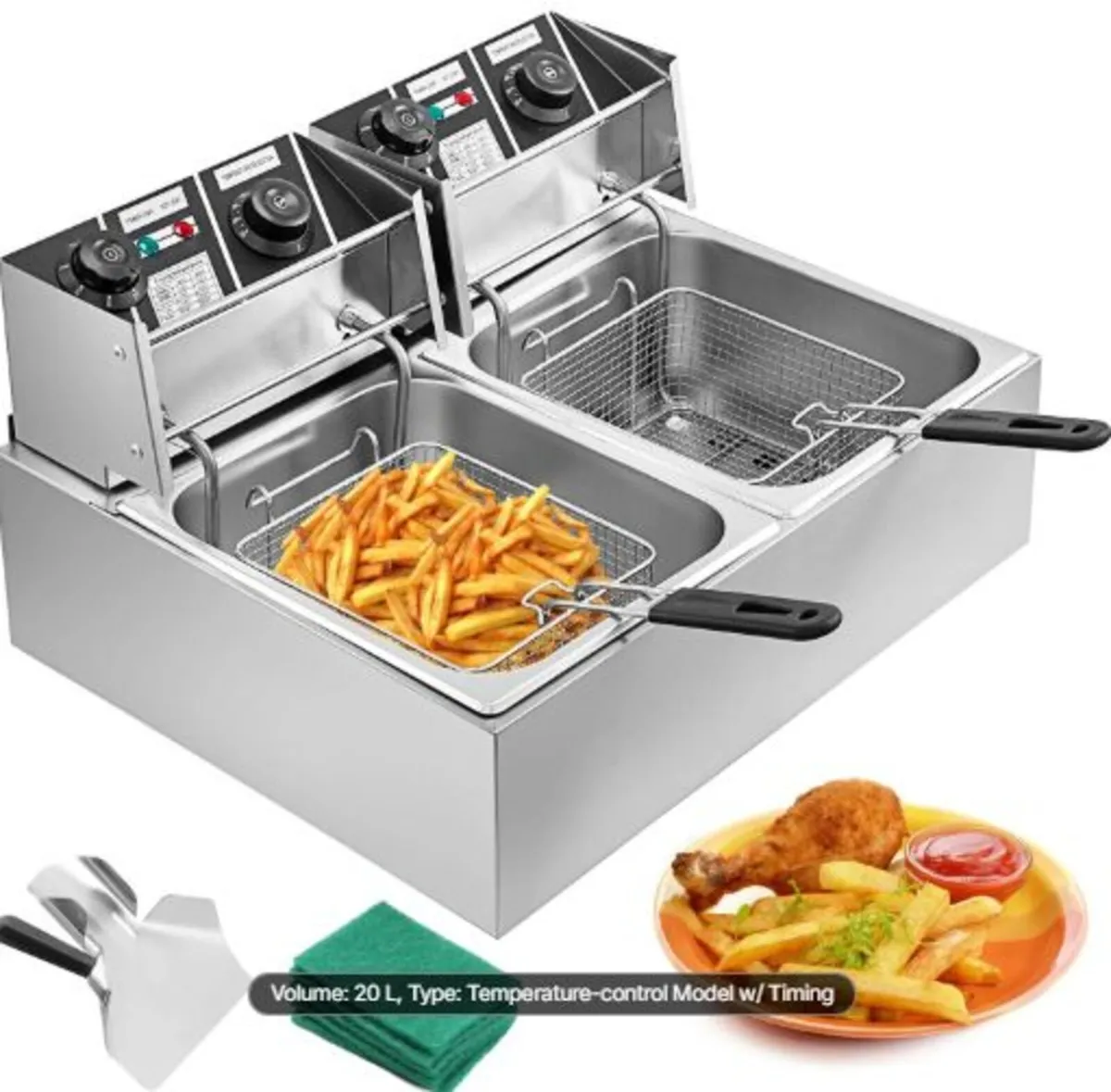 Commercial Deep Ffryer Stainless Steel Deep Fryer - Image 1