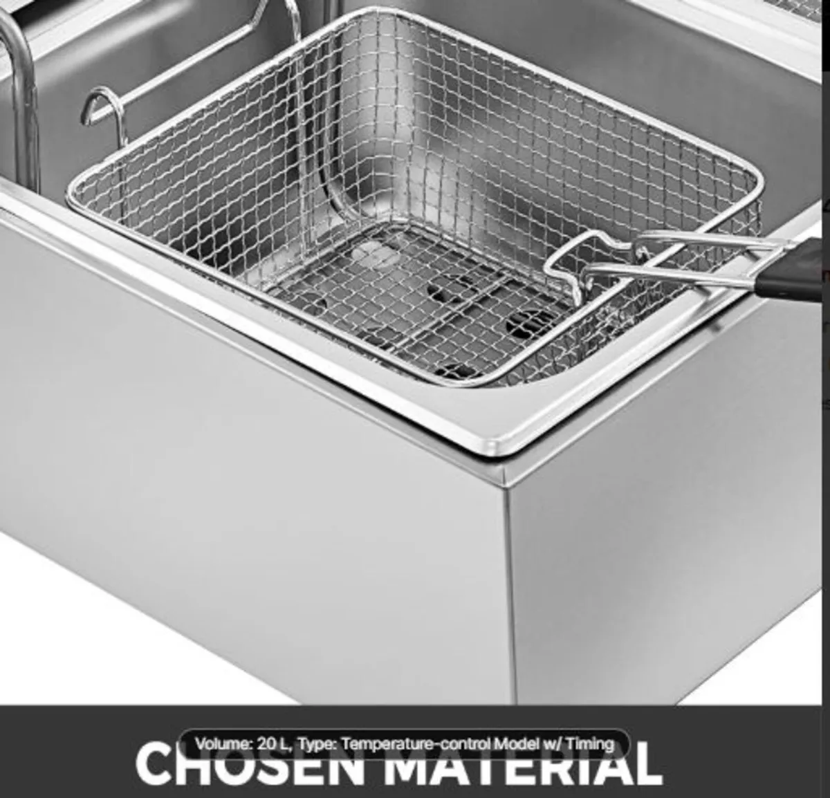 Commercial Deep Ffryer Stainless Steel Deep Fryer - Image 2