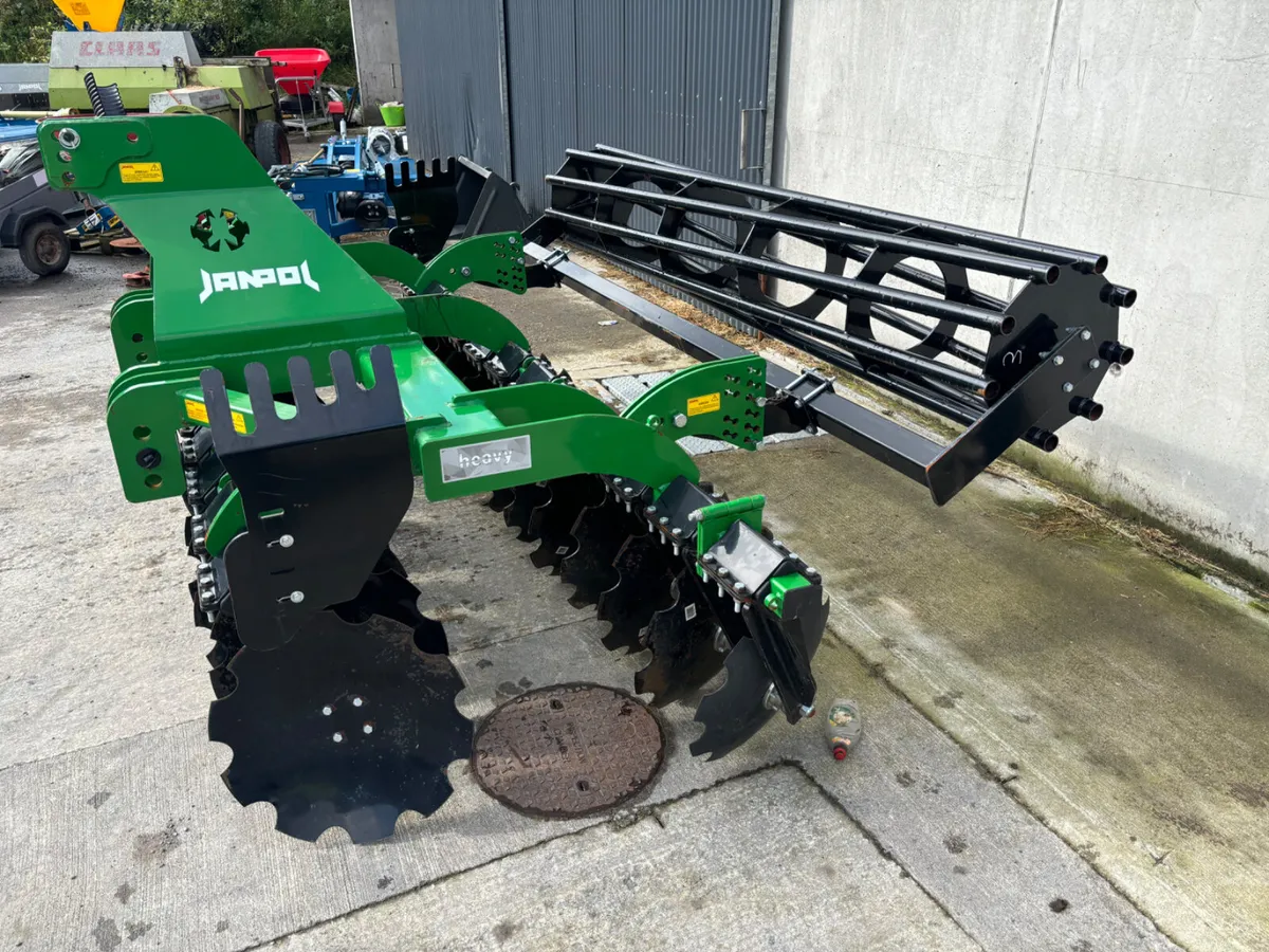 New Unused Janpol 3metre Heavy Duty Disc Harrow - Image 3