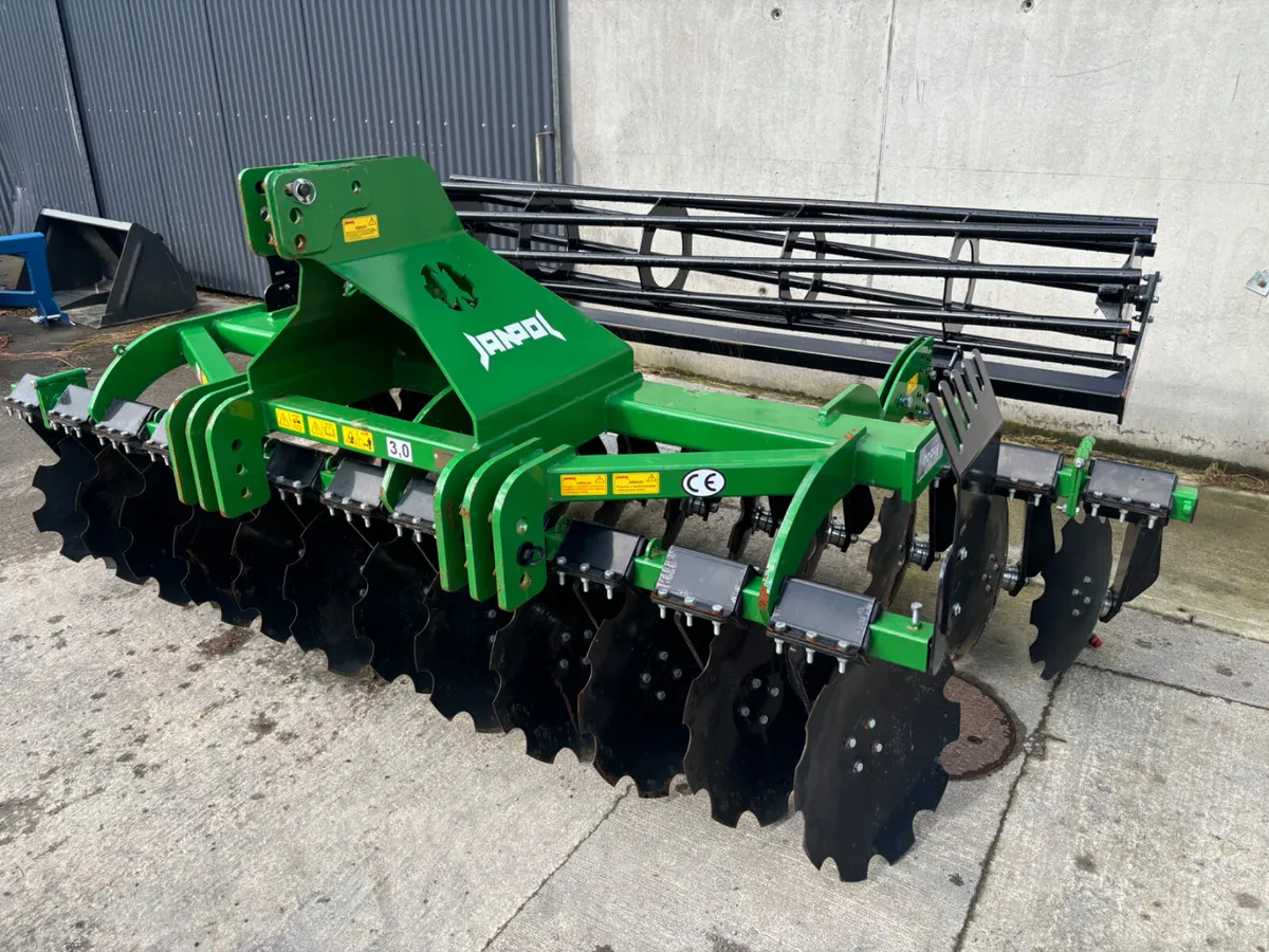 New Unused Janpol 3metre Heavy Duty Disc Harrow - Image 2