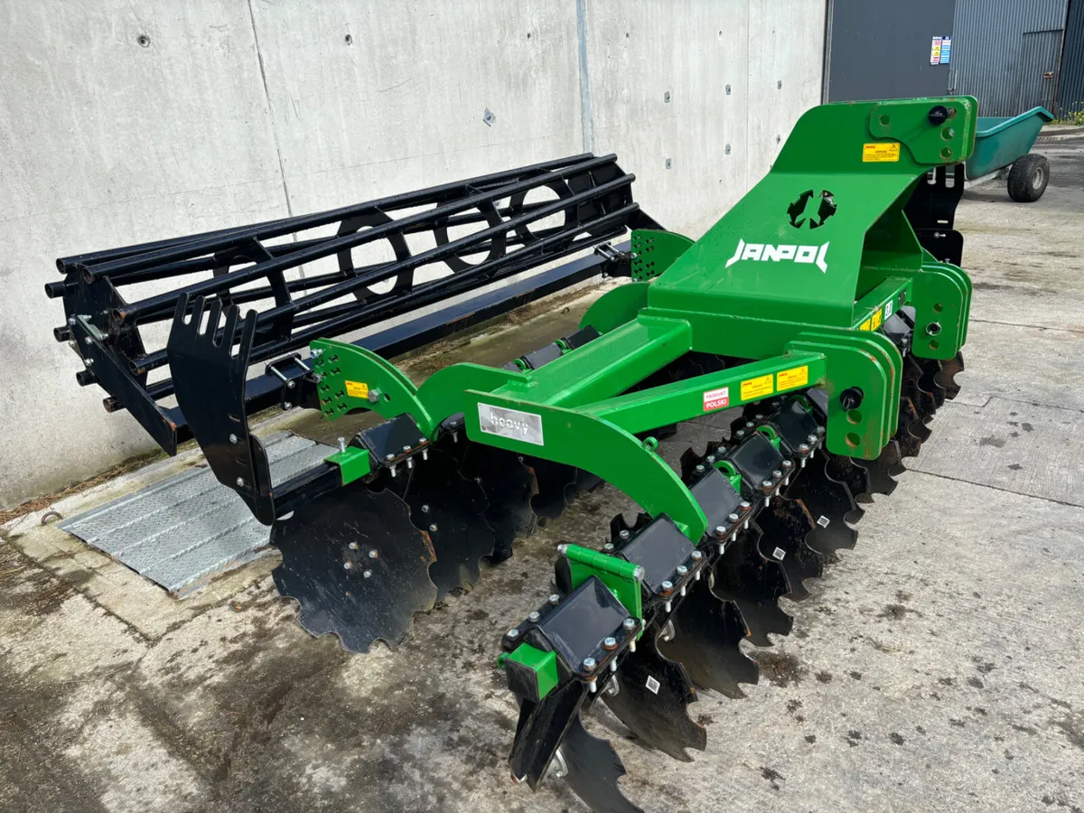 New Unused Janpol 3metre Heavy Duty Disc Harrow - Image 4