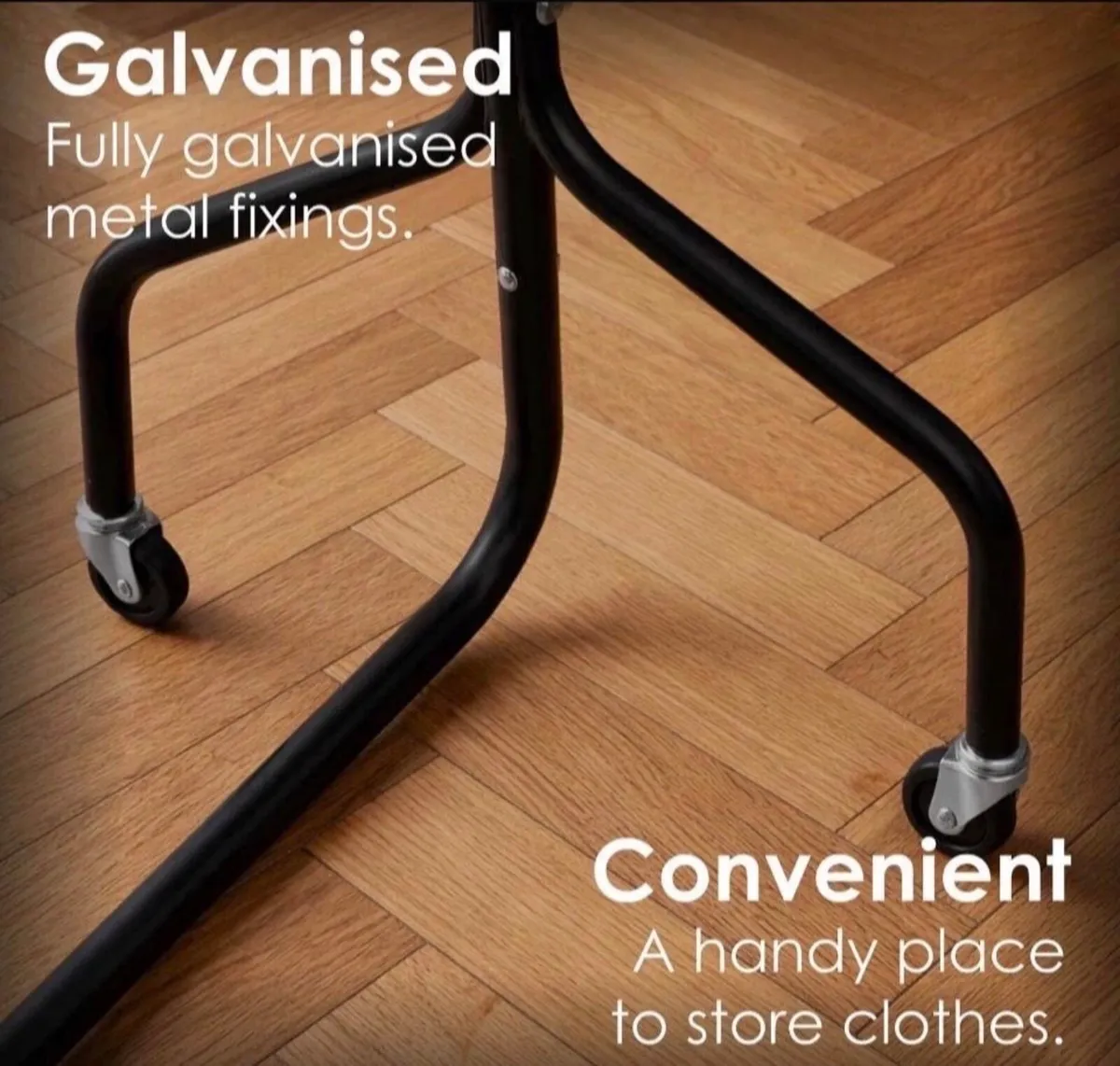 NEW 6ft Garment Clothes Rail Heavy Duty - Image 3