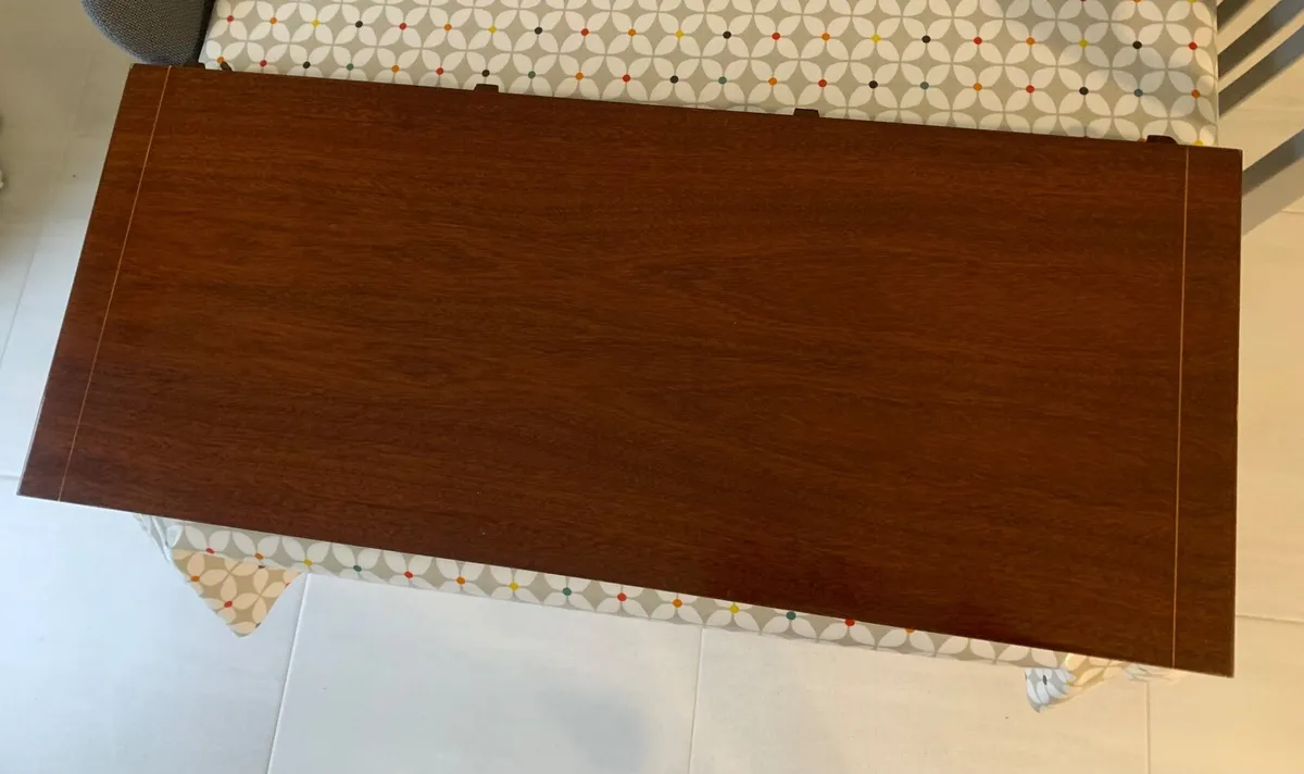 Antique mahogany dinning room table and chairs. - Image 2