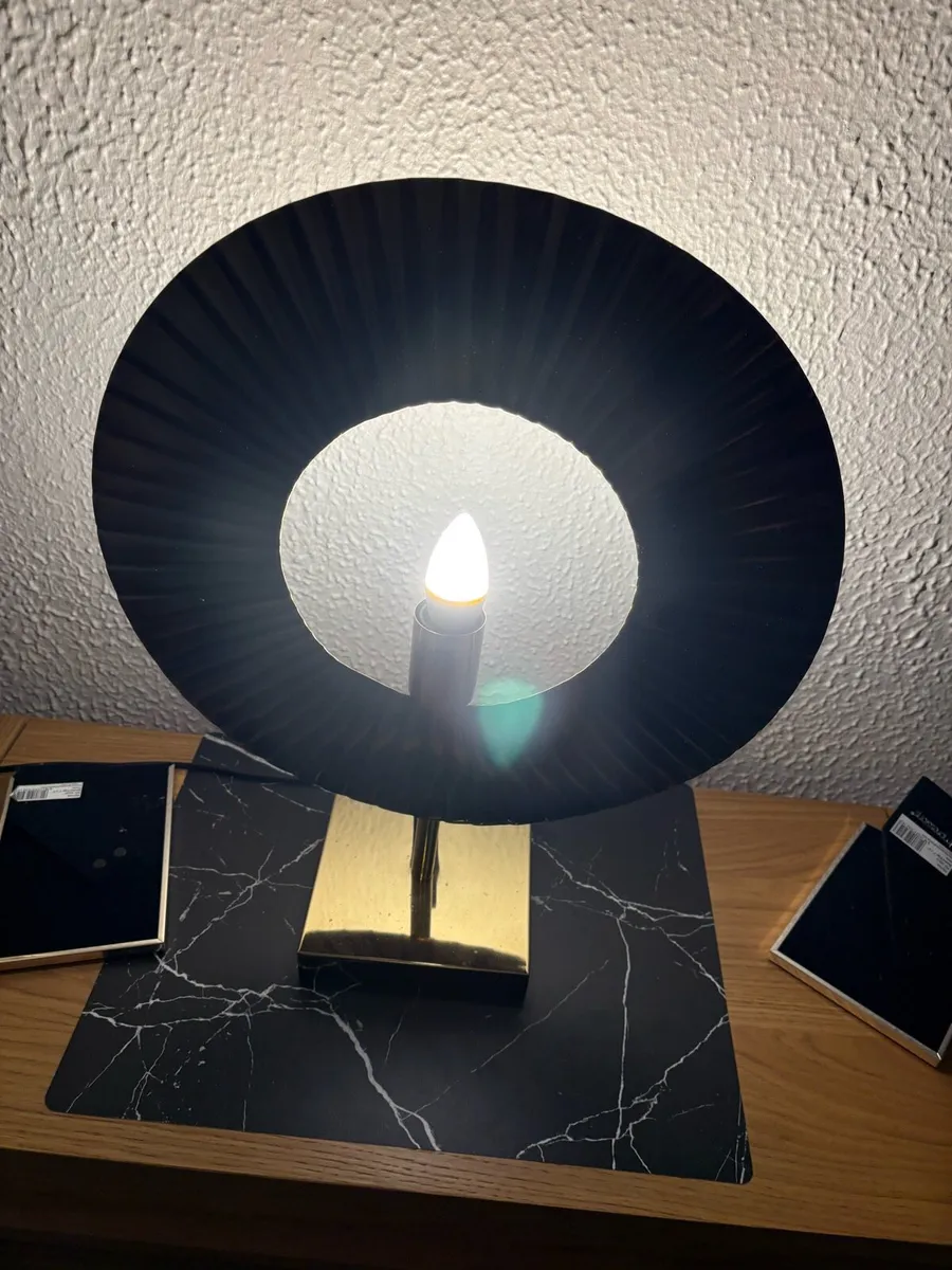 Decorative round gold light - Image 4