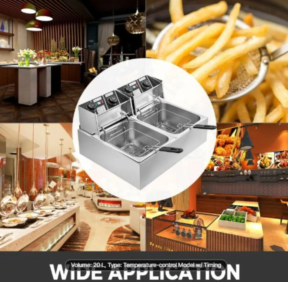 Commercial Deep Ffryer Stainless Steel Deep Fryer - Image 4