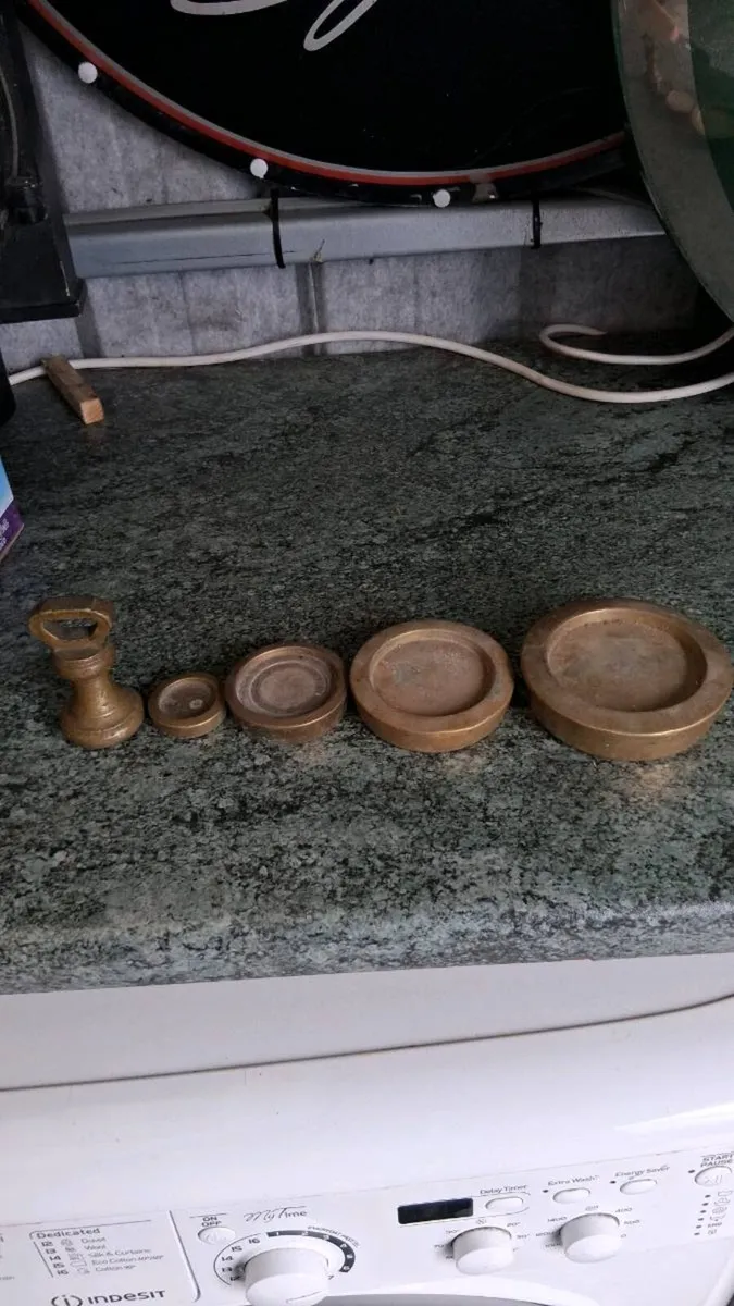 Brass weight's - Image 1