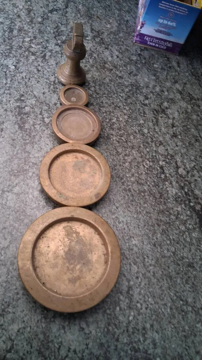 Brass weight's - Image 2