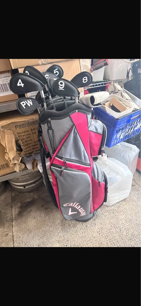 Golf Clubs And Bag - Image 2
