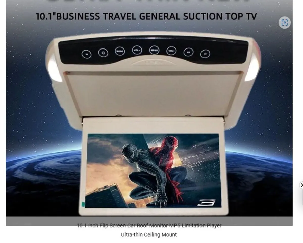 Car Ceiling Monitor 1080P HD Ultra Slim 10.1 Inch - Image 4