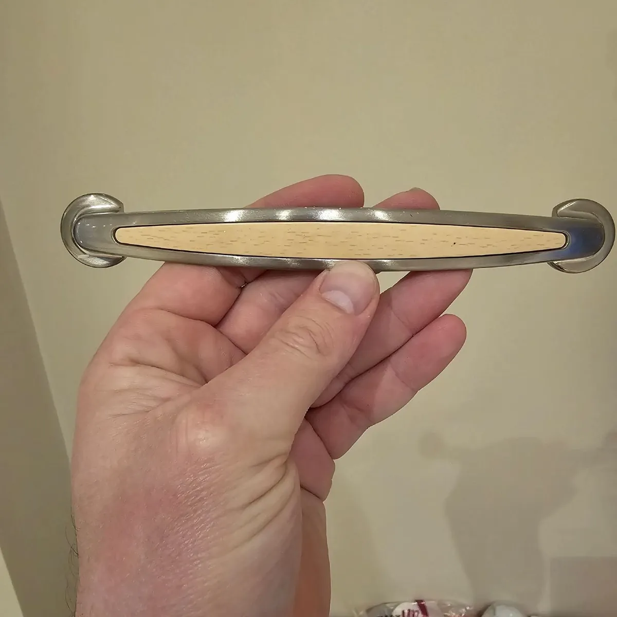 14 Matching Kitchen / Wardrobe Handles – Satin Nic - Image 2