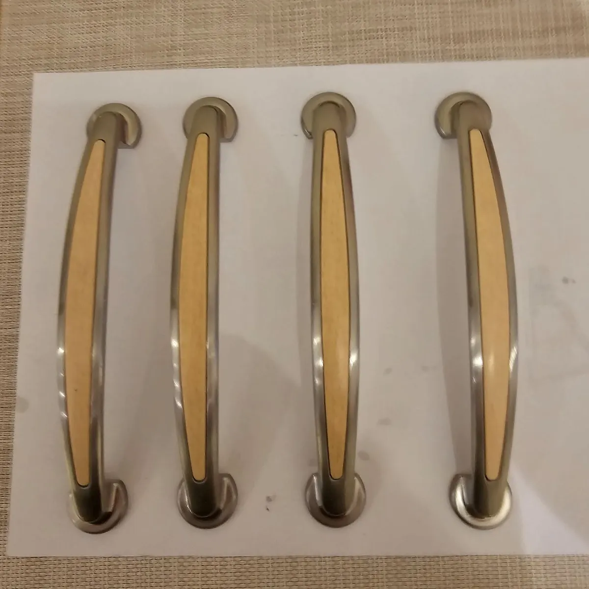 14 Matching Kitchen / Wardrobe Handles – Satin Nic - Image 3