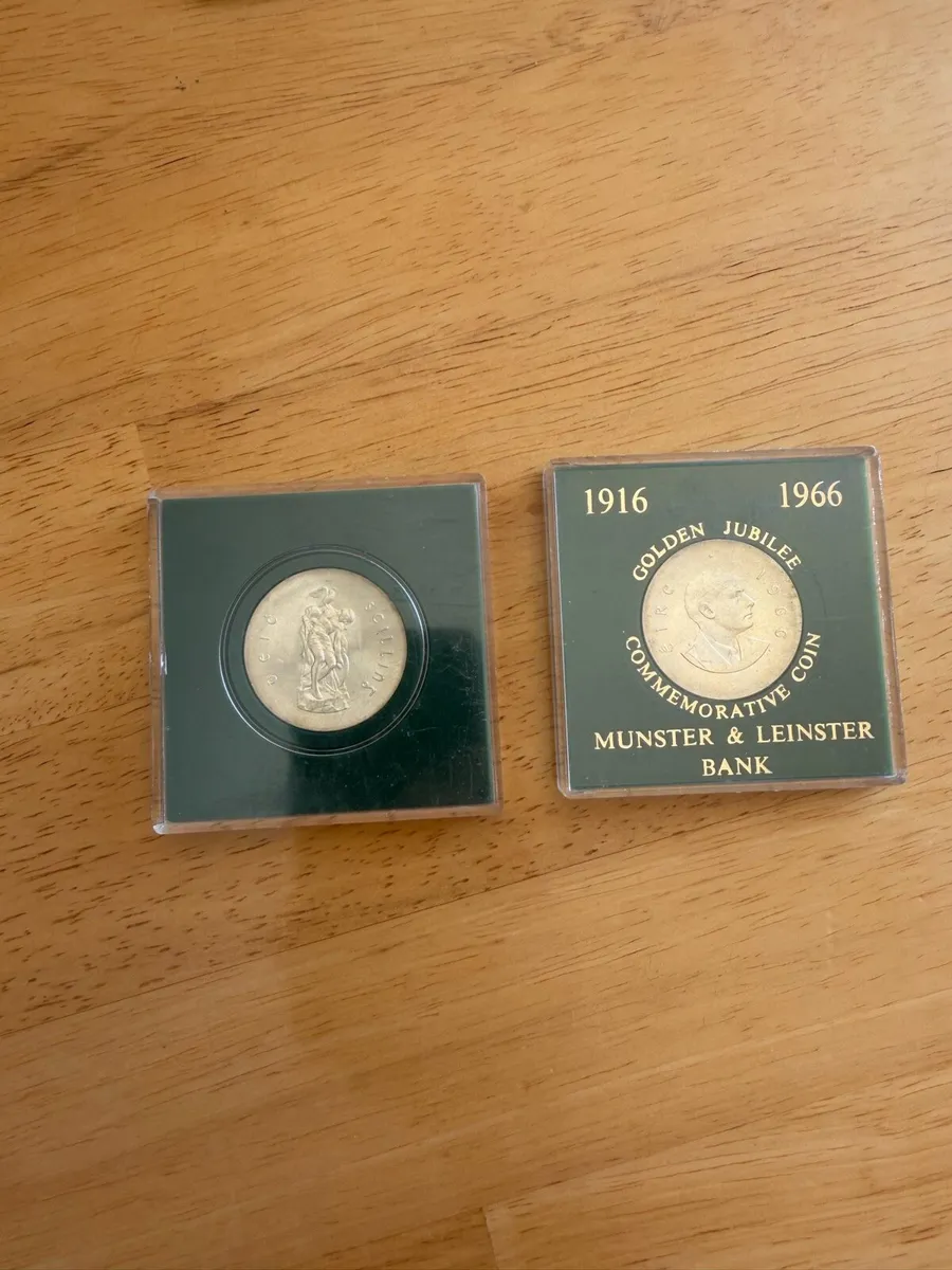 1966 Irish 10 Shilling Easter Rising Coin - Image 3