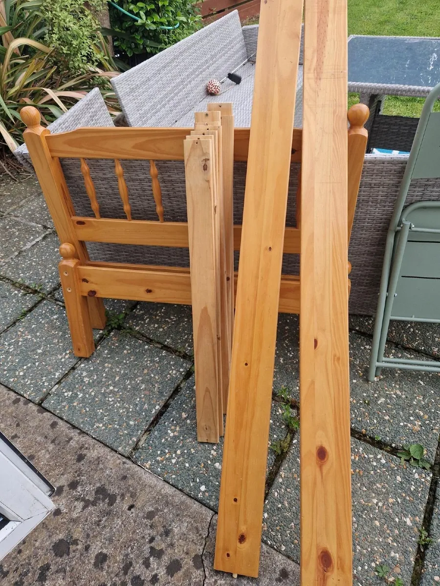 Single Pine Bed - Free