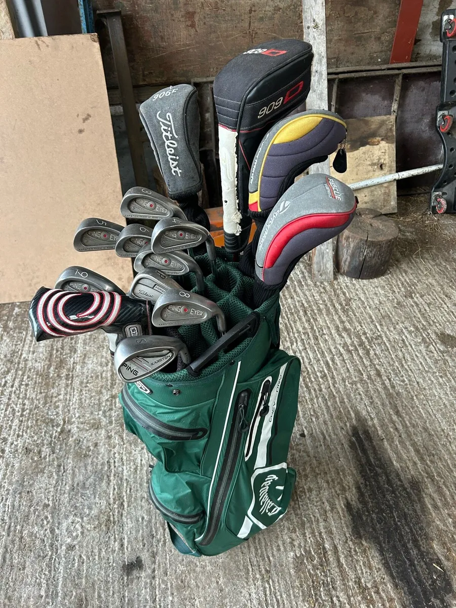 Full Golf Set and bag - Image 1
