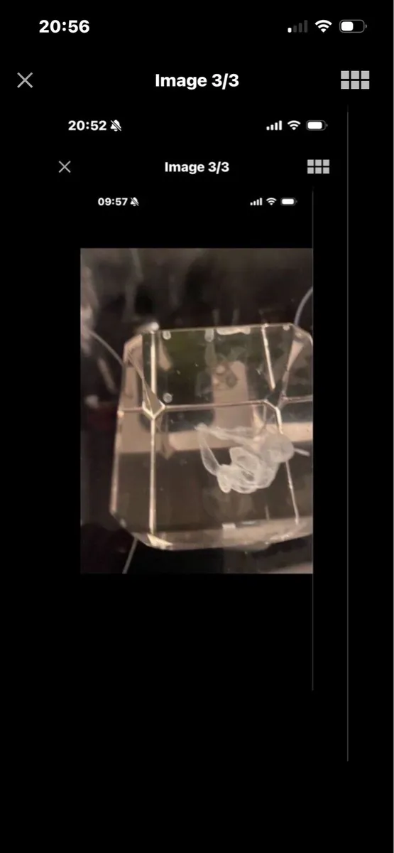 3D Enscribed Glass Golfer Display Piece - Image 3