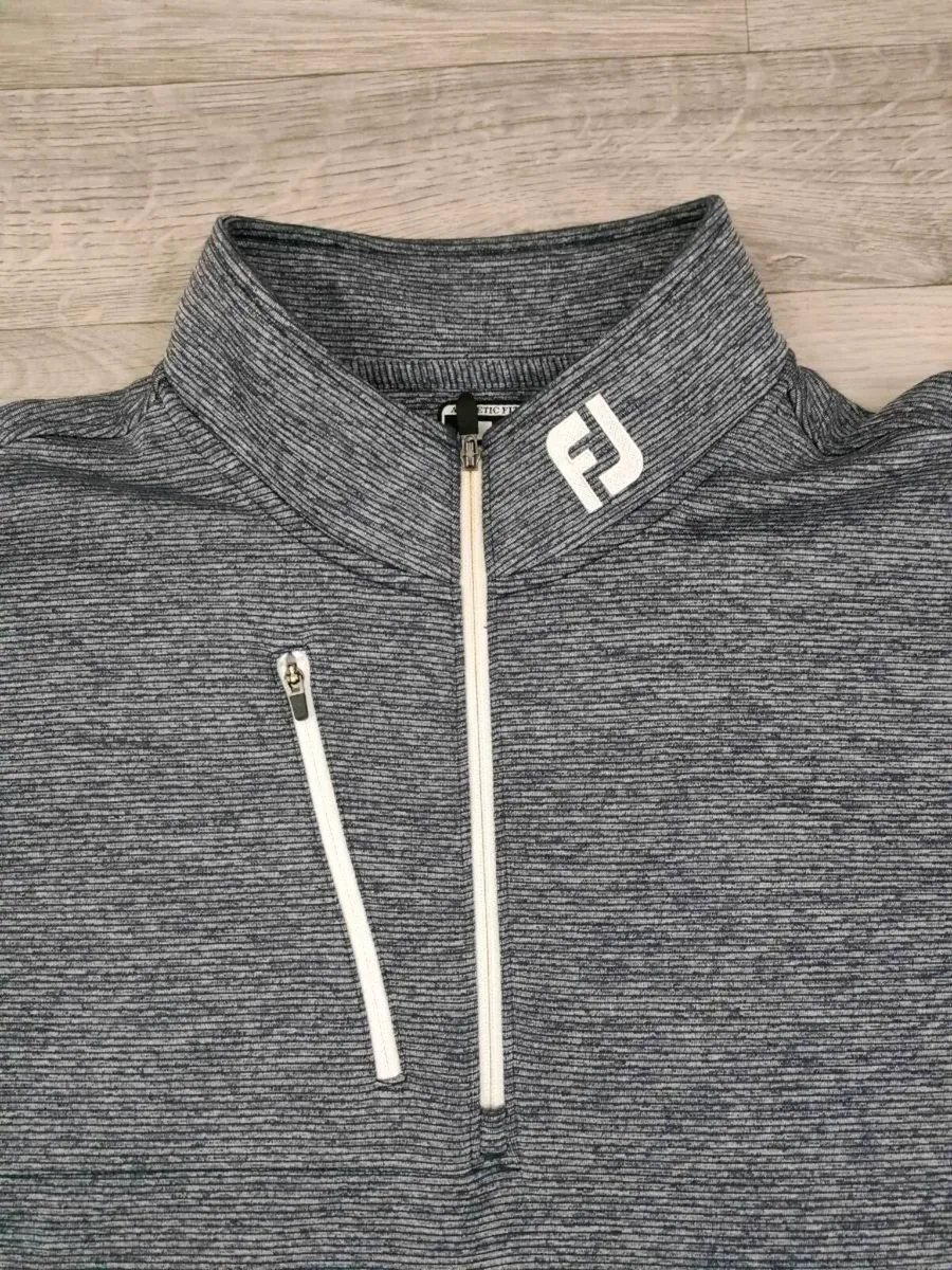 FootJoy FJ Half Zip Golf Jumper Mens XL - Image 3