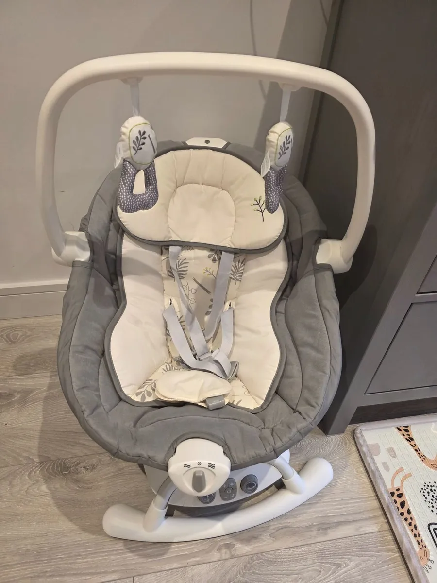 Joie Emeri 2-in-1 Baby Swing and Rocker Fern - Image 1