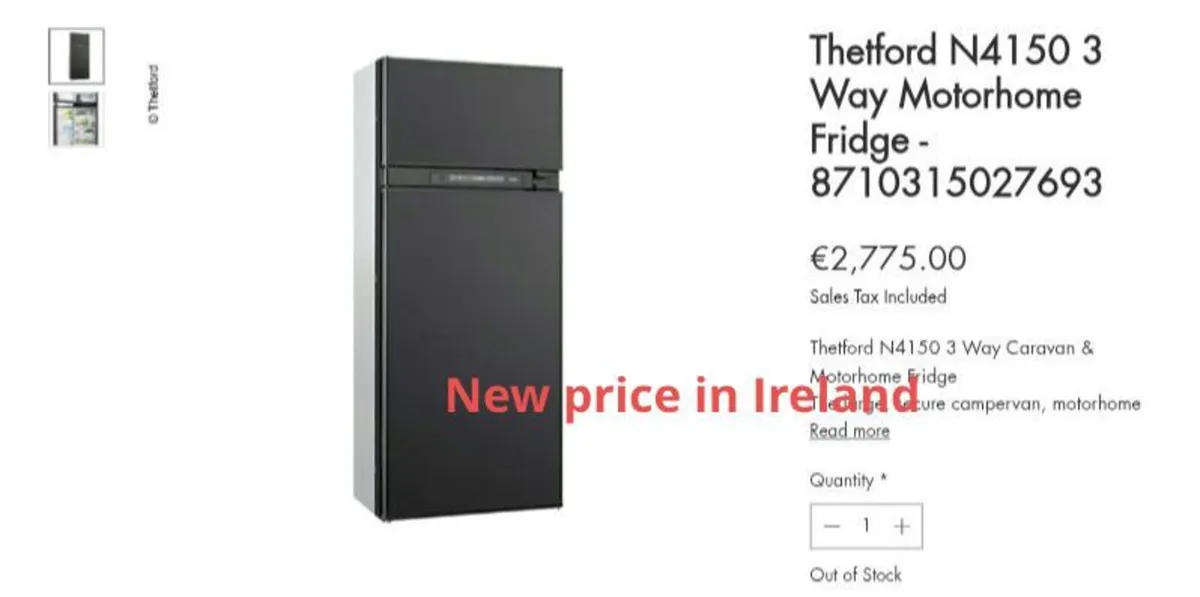 Thetford fridge freezer for motorhome - Image 4