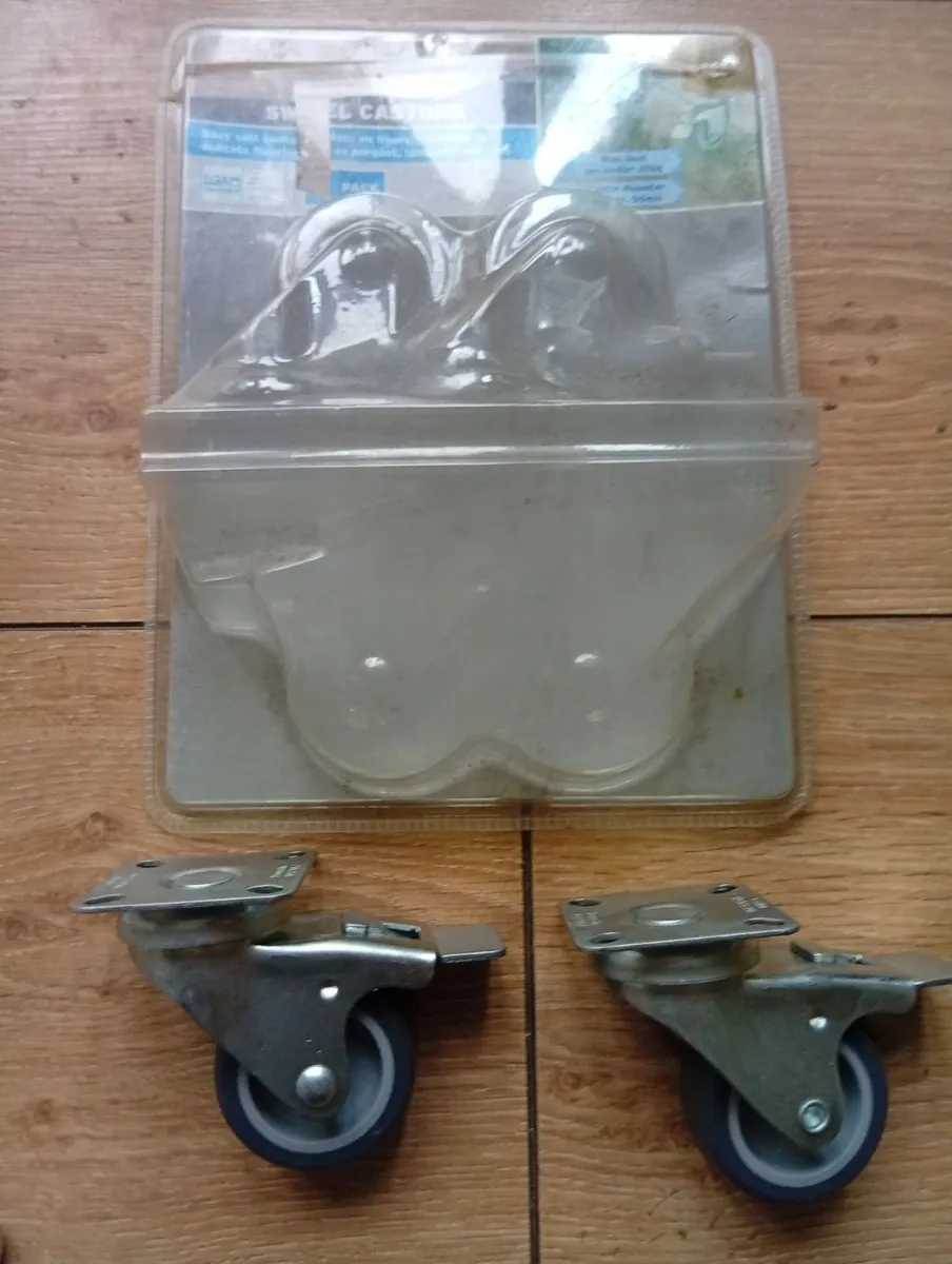 Brand New heavy duty castors wheels set - Image 3