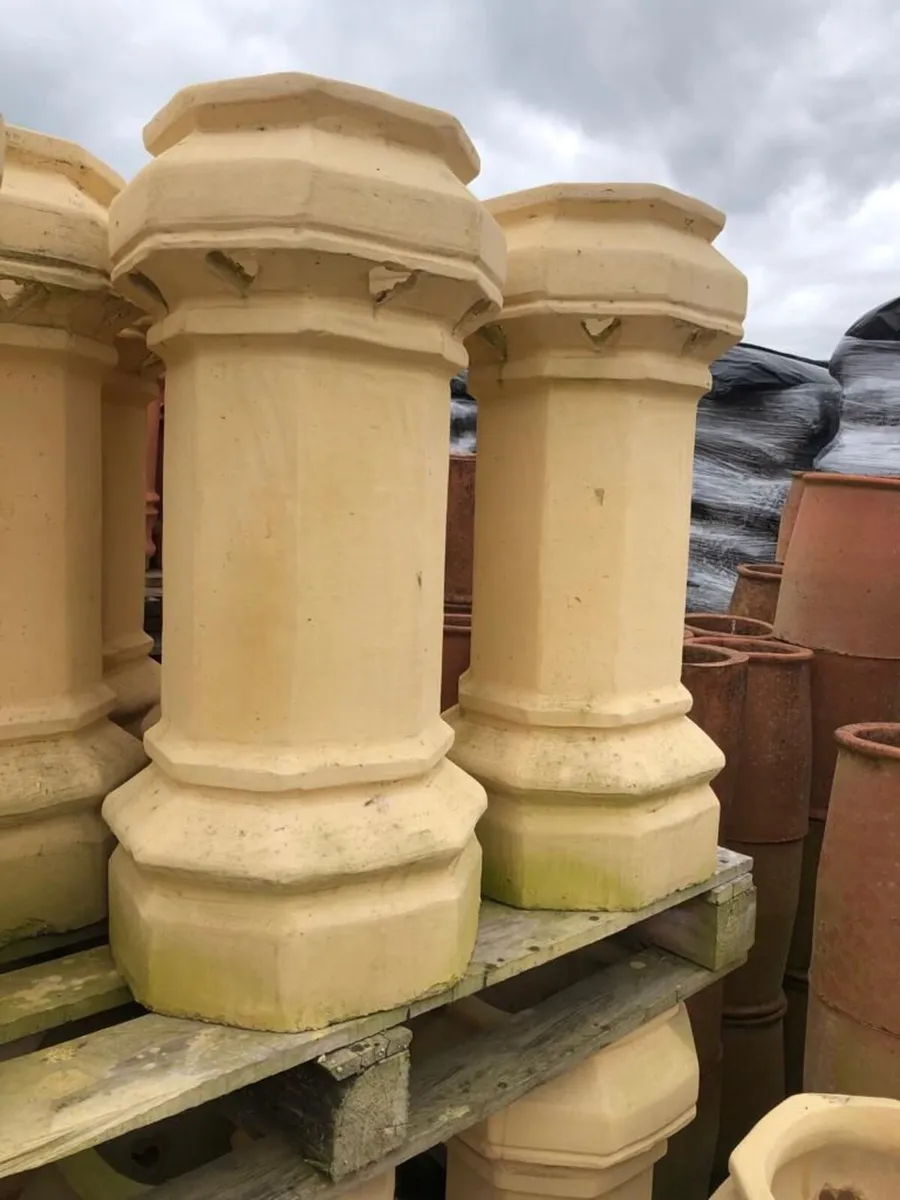 Bangor slates chimney pots floor ridge roof tiles - Image 2