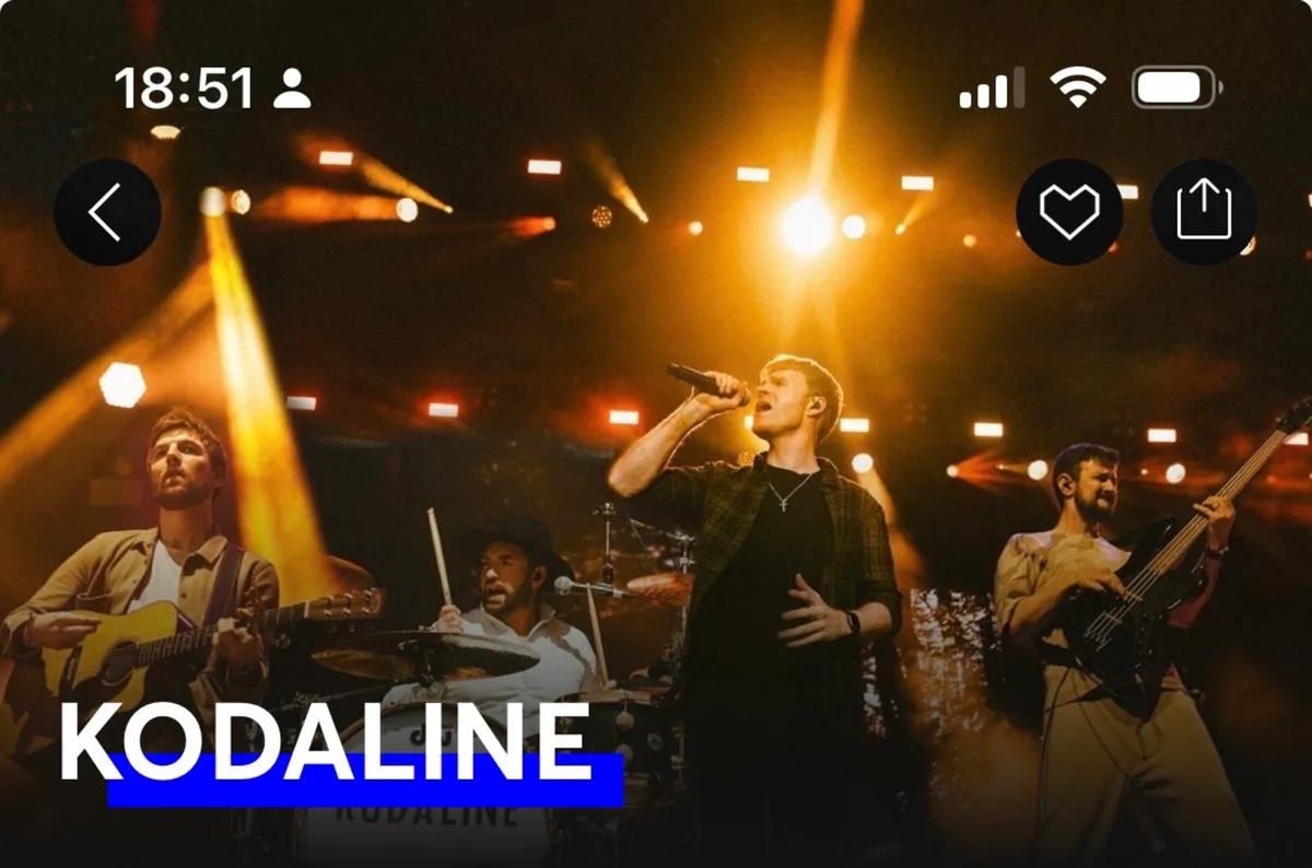 Kodaline tickets x 2 Malahide castle June 20