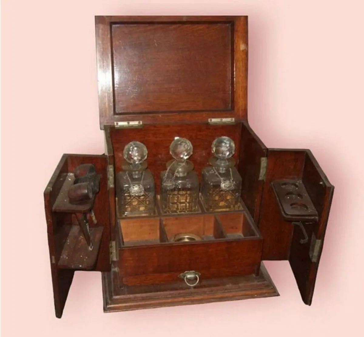 Authentic Vintage Victorian Tantalus - Image 1