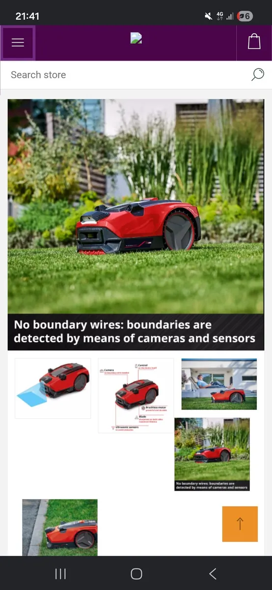 Einhel robotic lawnmower wireless