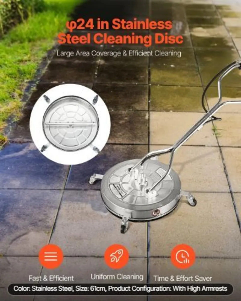 24" Pressure Washer Surface Cleaner - Image 2