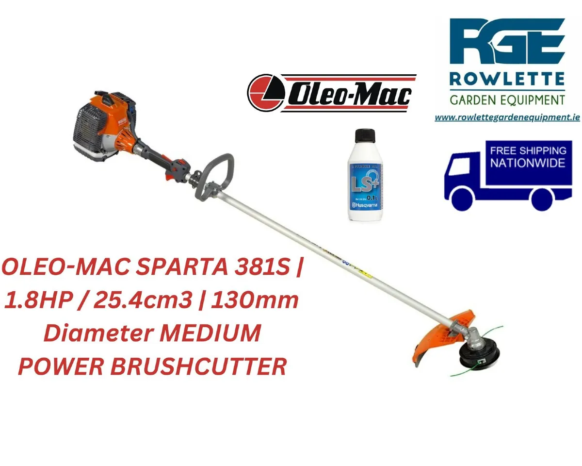 Oleo-Mac Sparta 381S 1.8hp / 36.2cc Brushcutter - Image 1