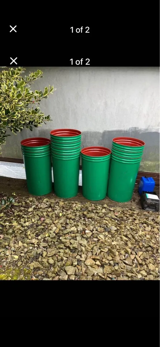 Metal bins