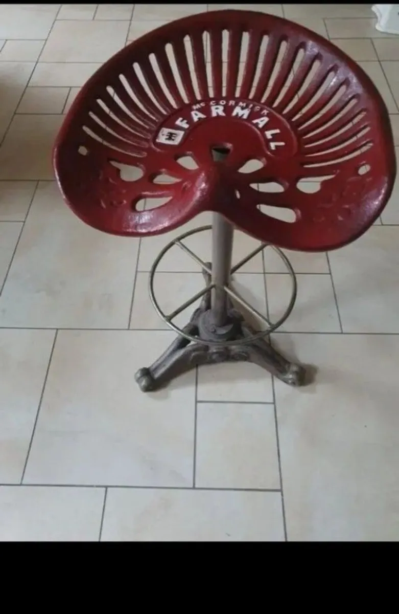 Tractor seat high stool - Image 4