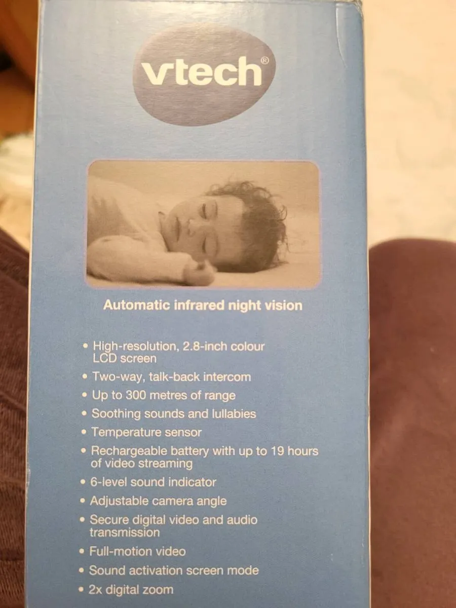 Baby video monitor v tech with 2 cameras - Image 3
