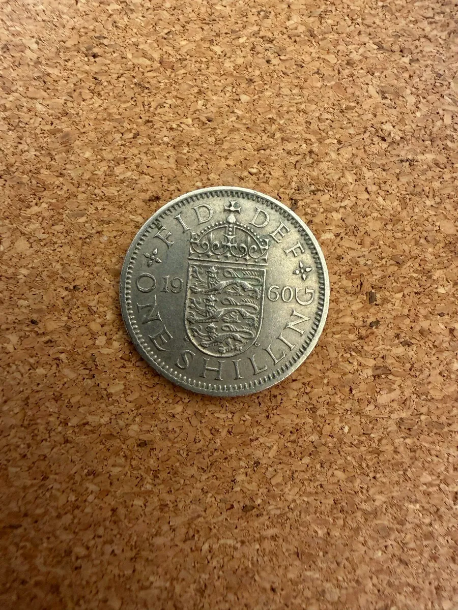 1960 UK Shilling Coin – One Shilling - Image 1