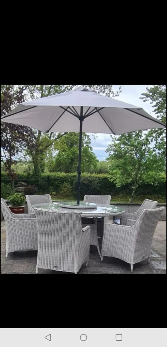 **CLEARANCE** Brand New Grey Rattan  6 Seater - Image 1