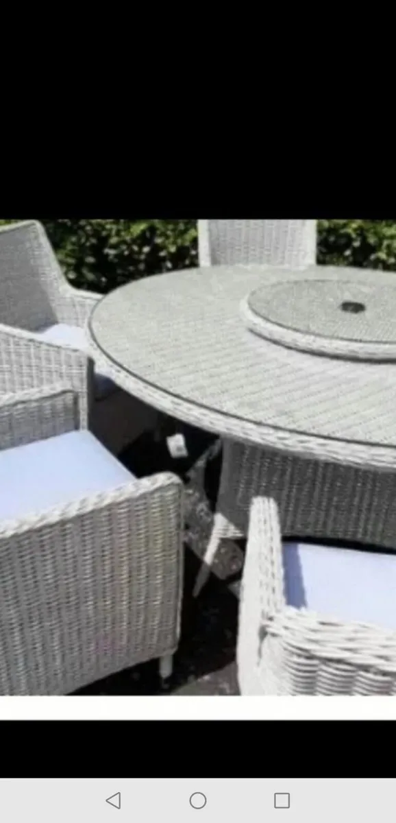 **CLEARANCE** Brand New Grey Rattan  6 Seater - Image 2