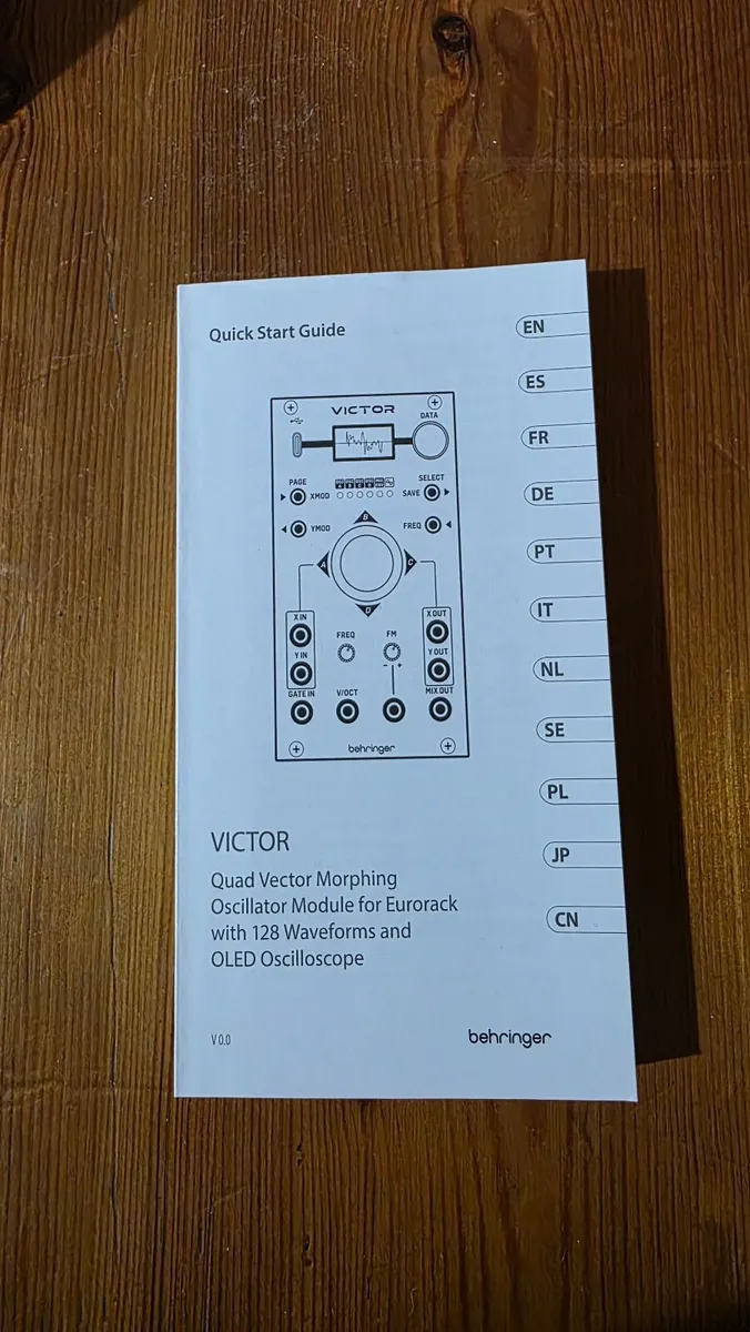 Behringer Victor Morphing Oscillator – Mint, Boxed - Image 4