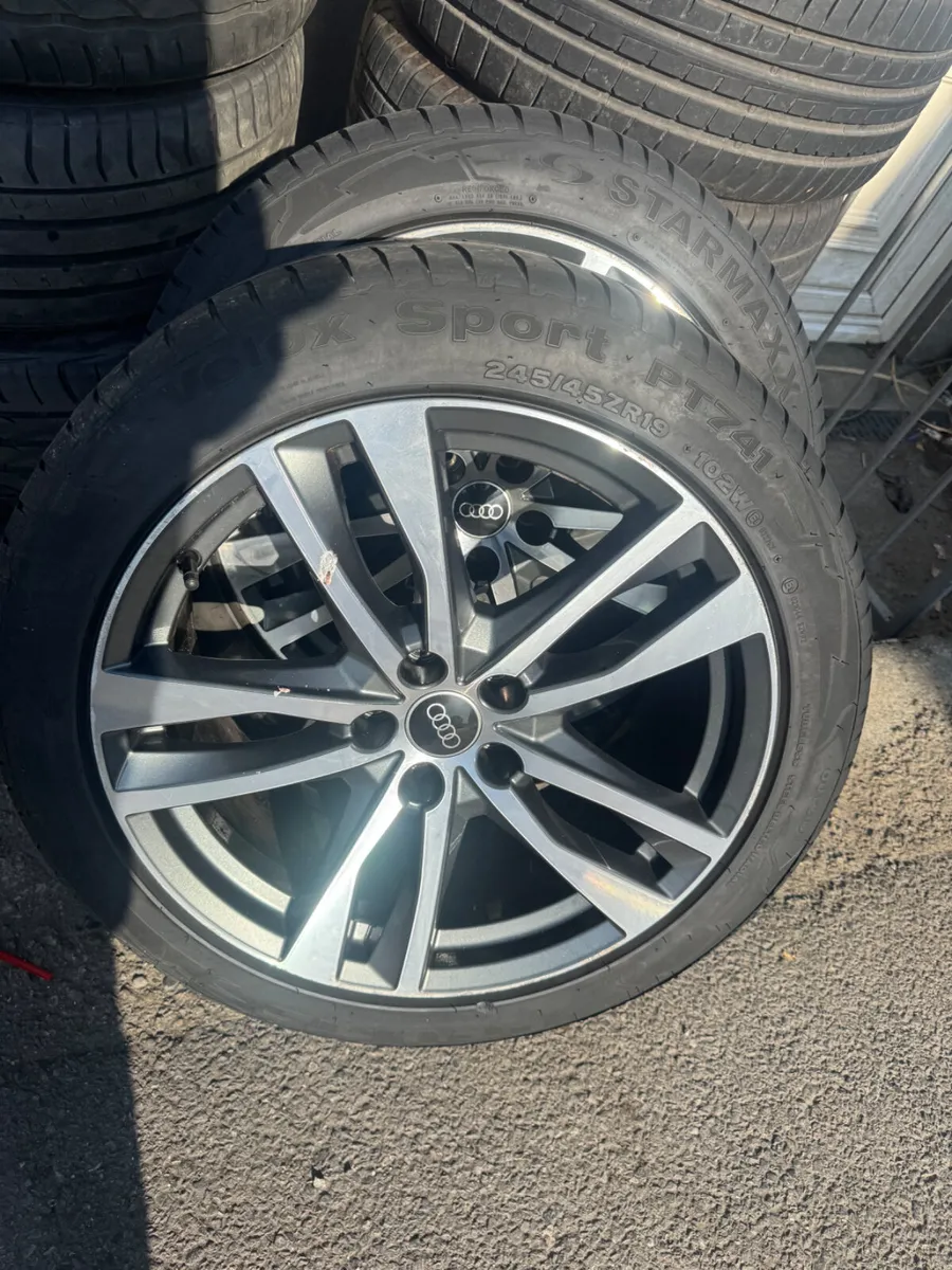 19” original Audi Sline alloy and tyres