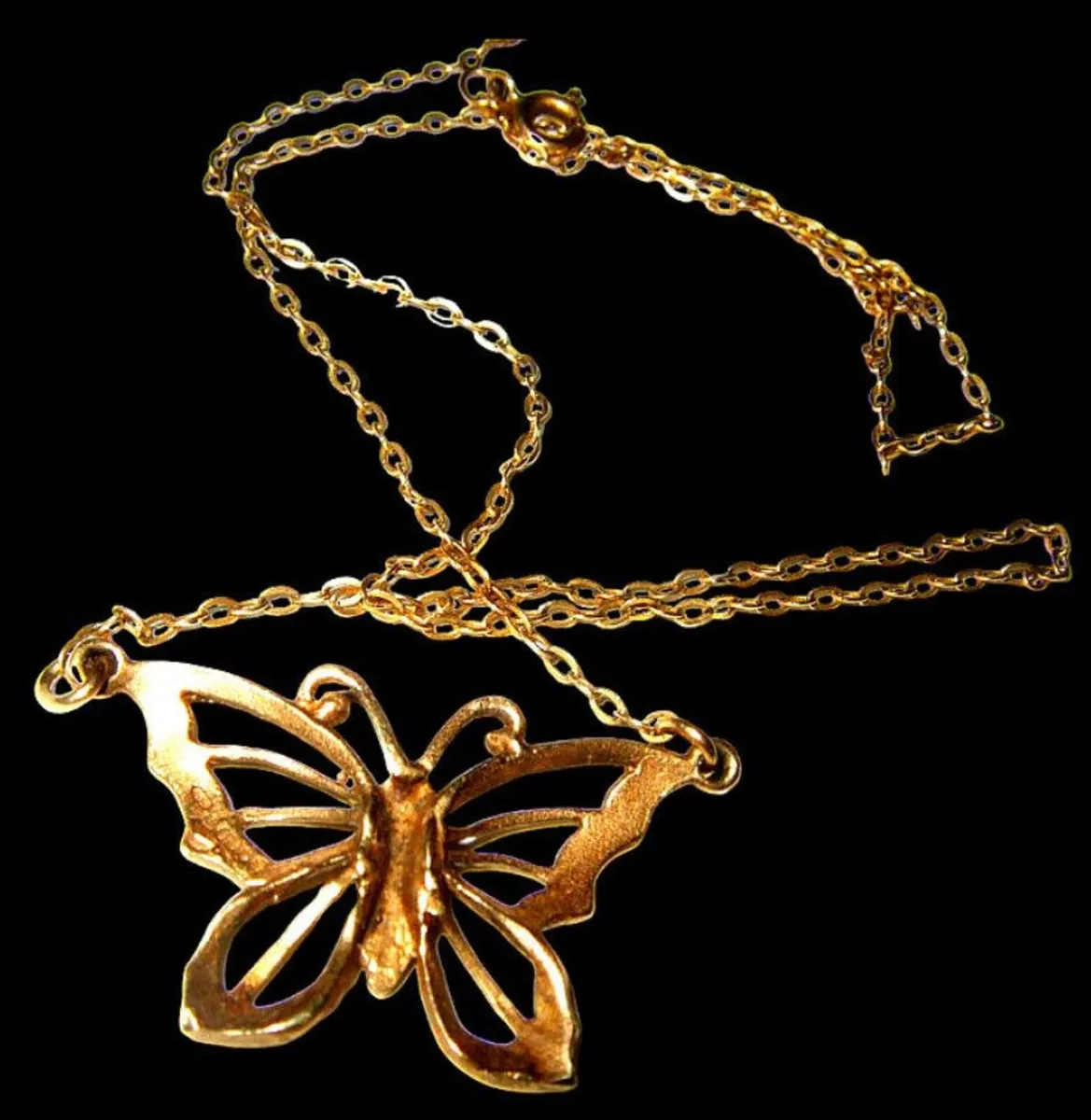 Vintage Hallmarked 9ct Gold Pendant & Chain - Image 2