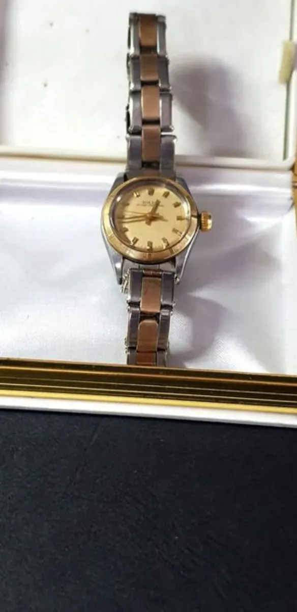 Vintage Ladies Authentic Rolex Oyster Perpetual - Image 2