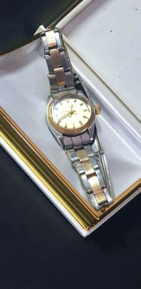 Vintage Ladies Authentic Rolex Oyster Perpetual - Image 1
