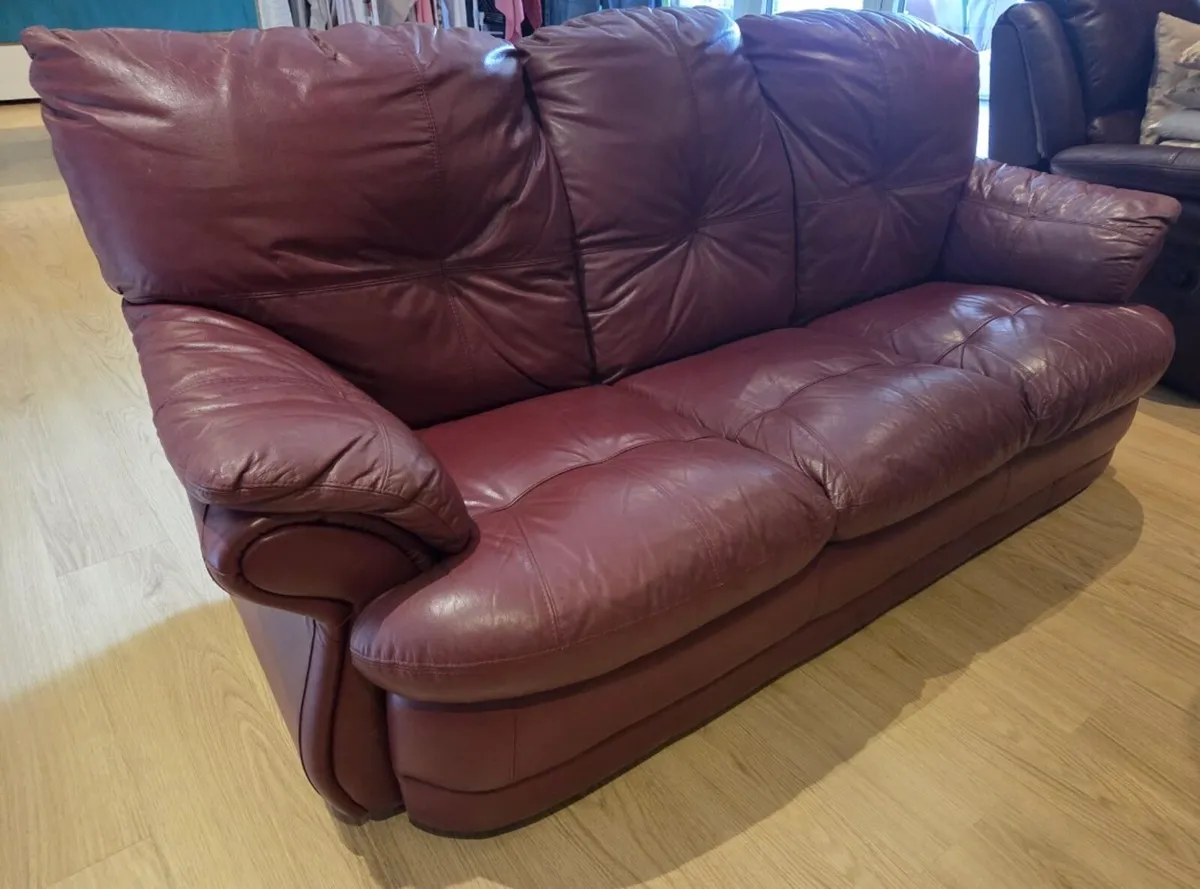 Leather Sofa - Image 2